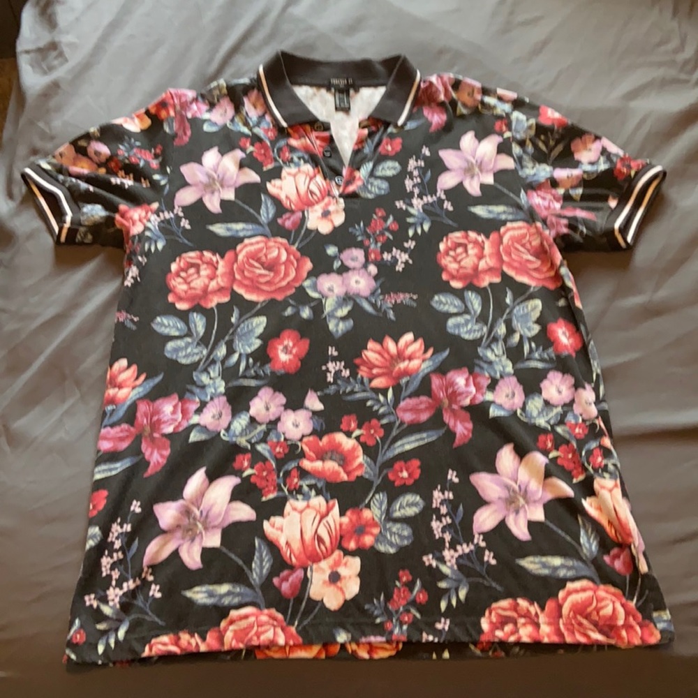 Floral polo